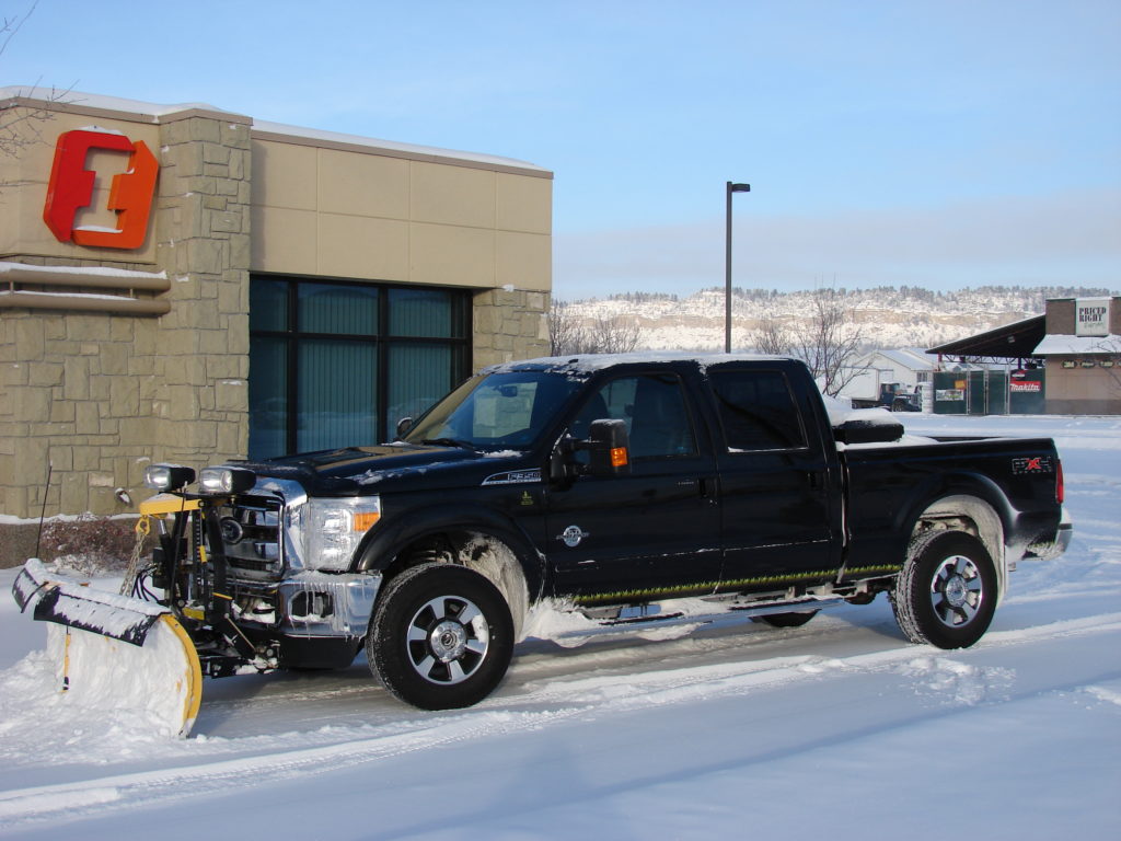 Snow plowing, snow shoveling, de-icing, sidewalk clearing - our team can get it done.